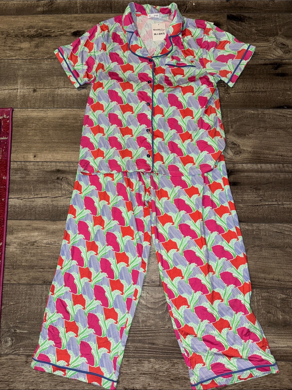 Mary Square Pajama Pants Set NWT Size Medium